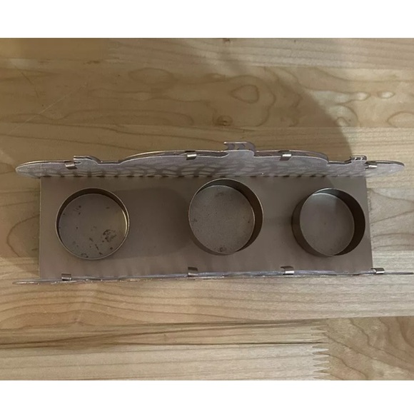 Yankee Candle Chevron Pumpkin Fall Multi Tealight Holder Rose Gold - Picture 5 of 6